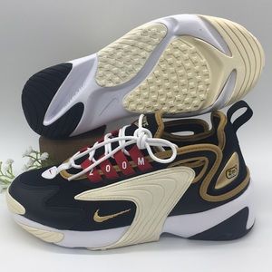 nike zoom 2k black gold